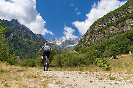 Sentiero natura della val Grande di Lanzo in MTB
