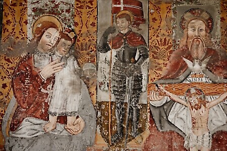 Affresco cinquecentesco di Oldrado Perini