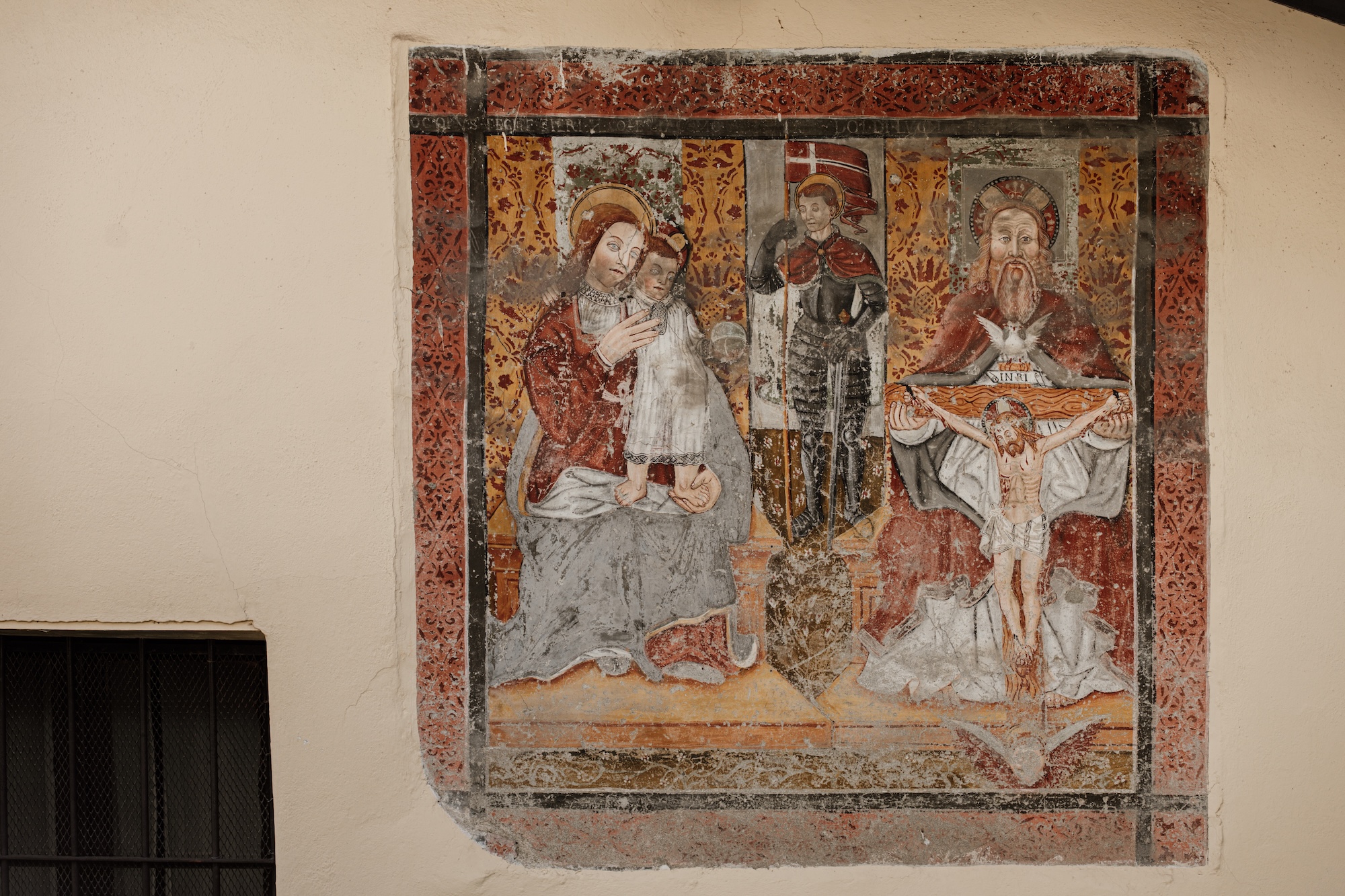 Affresco cinquecentesco di Oldrado Perini