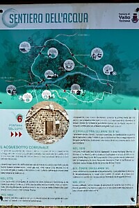 Punto panoramico sentiero dell'acqua