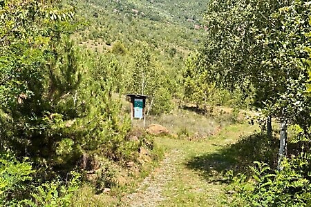 Punto panoramico sentiero dell'acqua