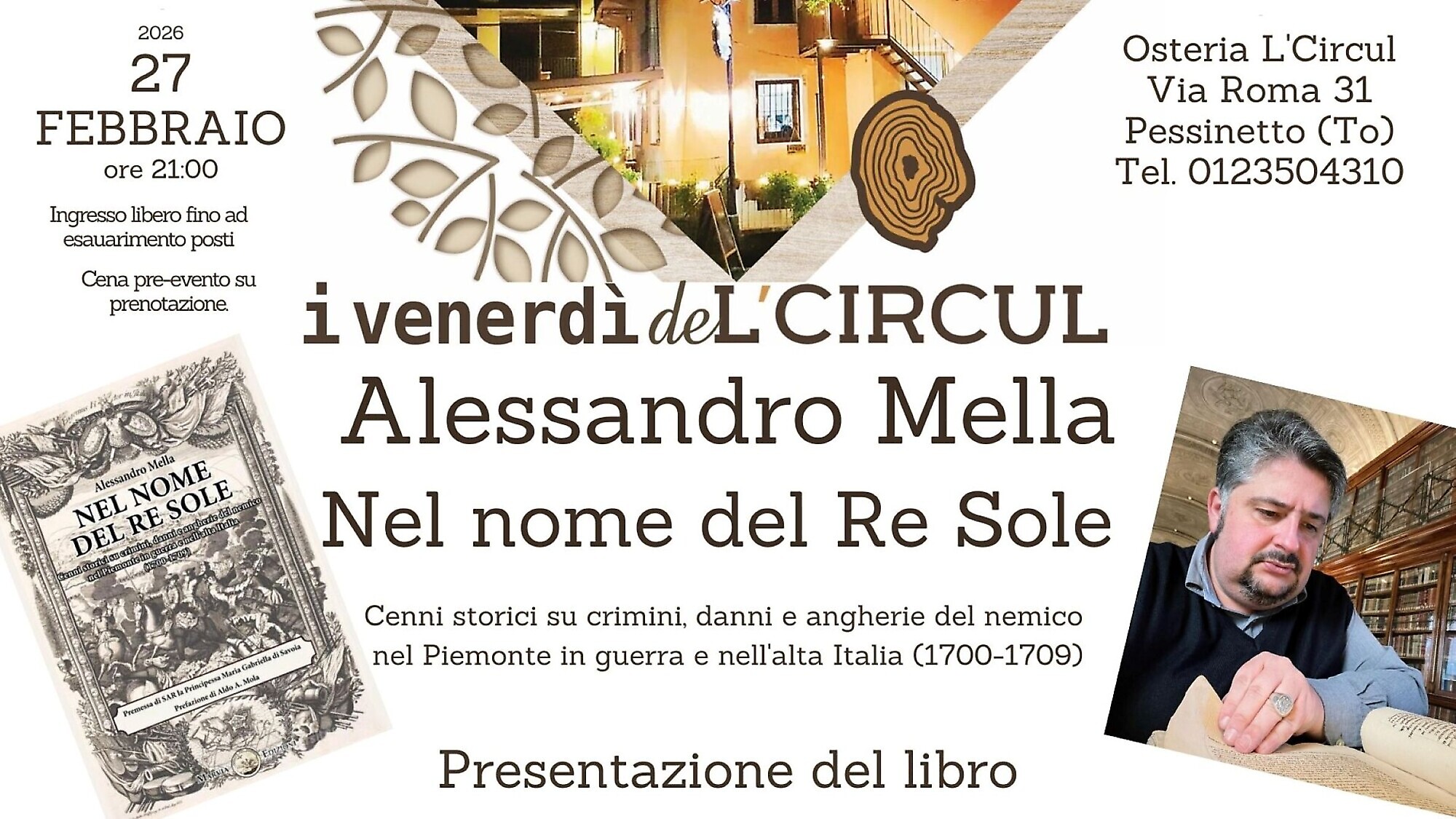I Venerdì de L’Circul, presentazione libro