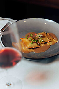 Il silenzio del bosco al Ristorante Della Valle