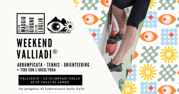 Laboratorio delle Valli: sport insieme alle Valliadi