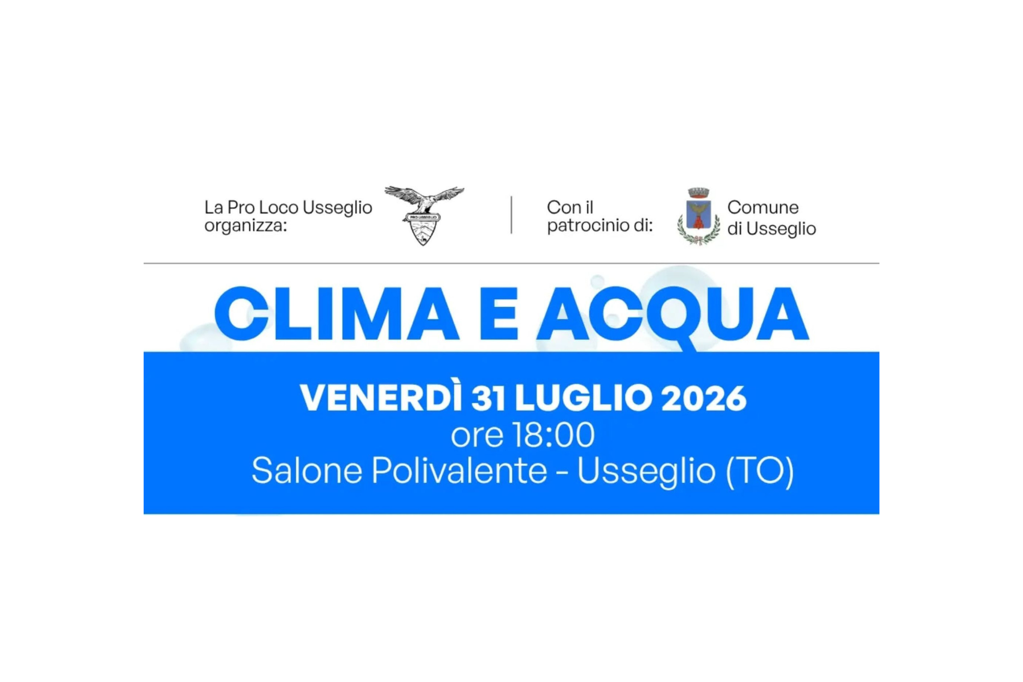 Clima e acqua